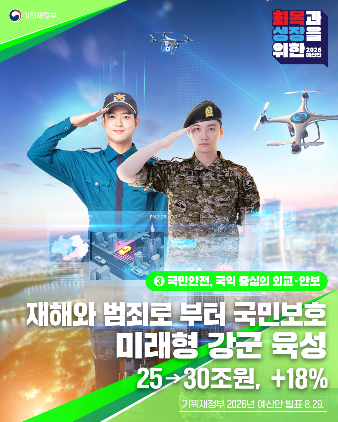 회복과 성장을 위한 <2026 예산안>- 3. 국민안전, 국익 중심의 외교·안보