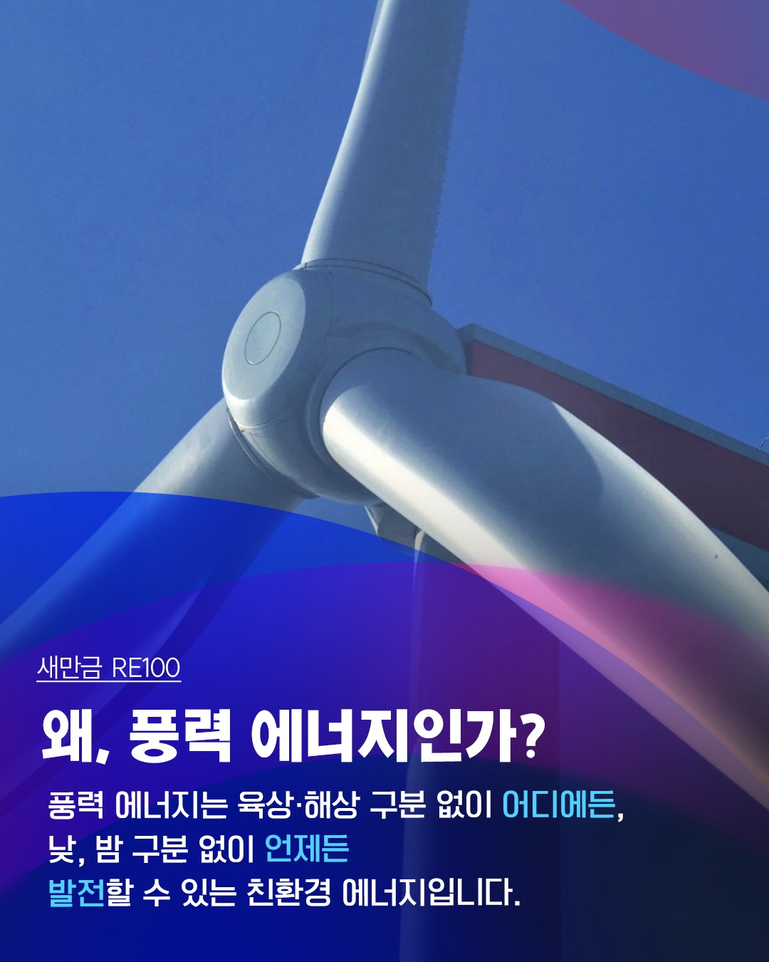 [새만금 RE100] 풍력 에너지