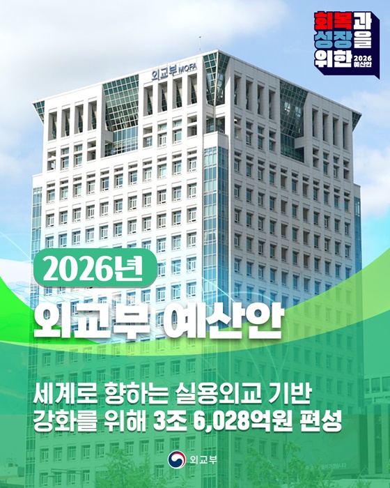 2026년 외교부 예산안