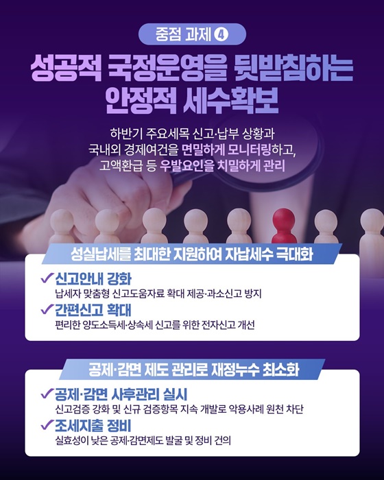 2025 전국 세무관서장 회의 국세행정 운영방안 발표
