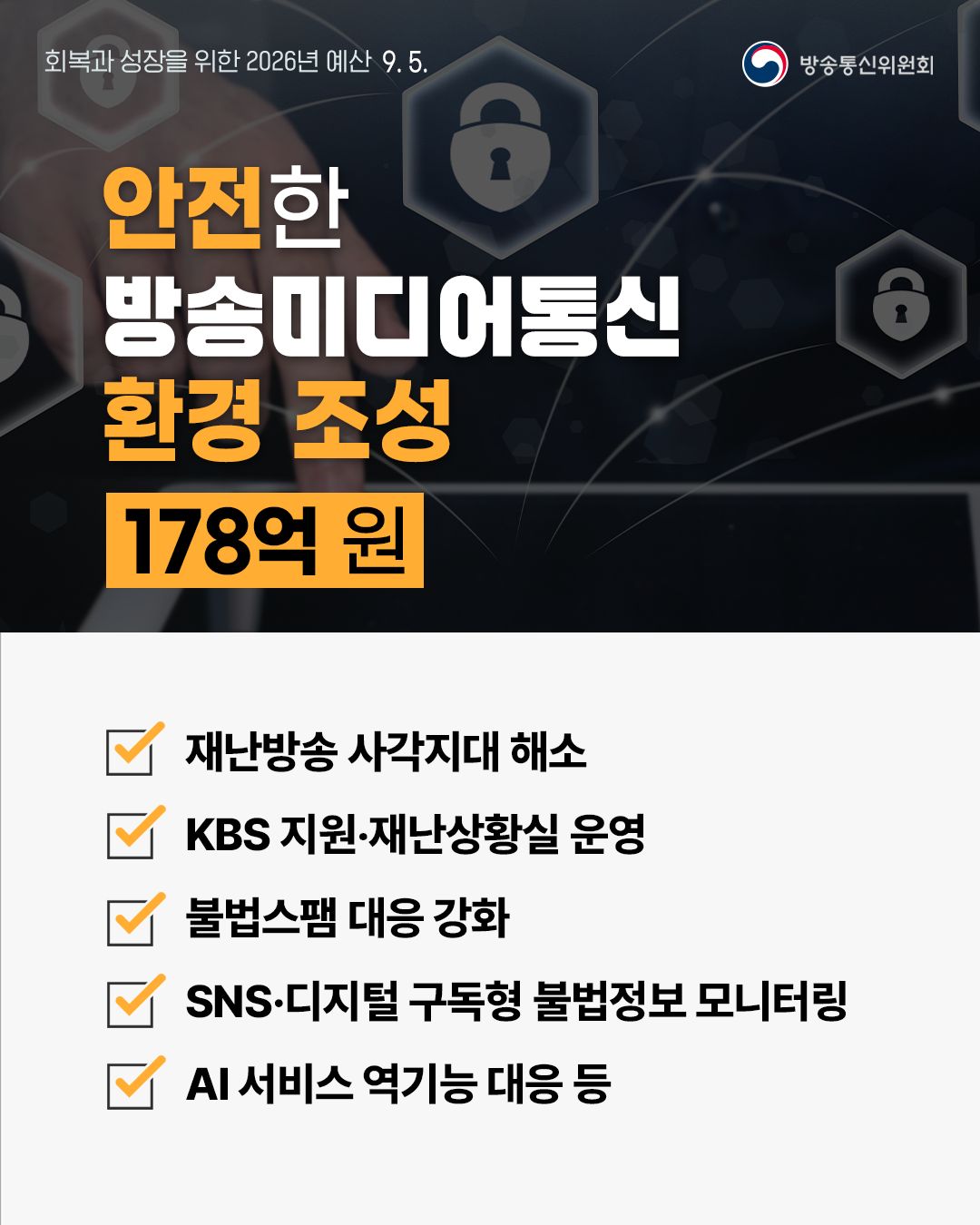 2026년 방송통신위원회 예산안