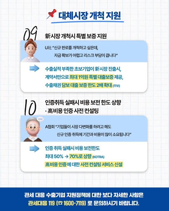관세 대응 수출기업 체감형 10대 지원 프로그램