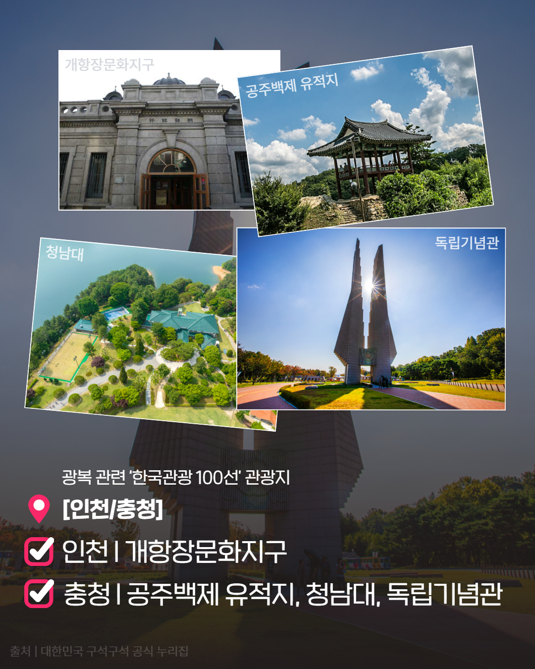 광복 80주년, 여행으로 기억하세요!