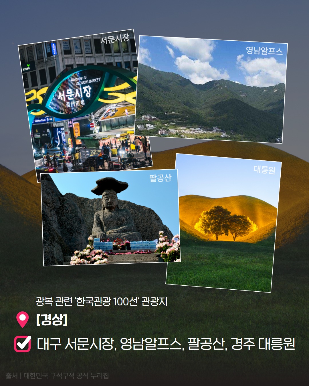 광복 80주년, 여행으로 기억하세요!