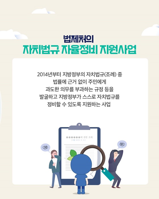 주민 권리 보호 위한 2,300여 건 자치법규 자율정비 추진