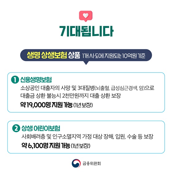 보험업권 상생상품 전국 지자체 대상 공모 시작