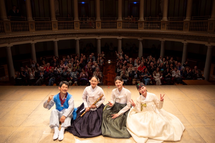 로마의 톨로니아 극장에서 열린 전통 공연 '울림'. (출처=한국문화원 누리집)
