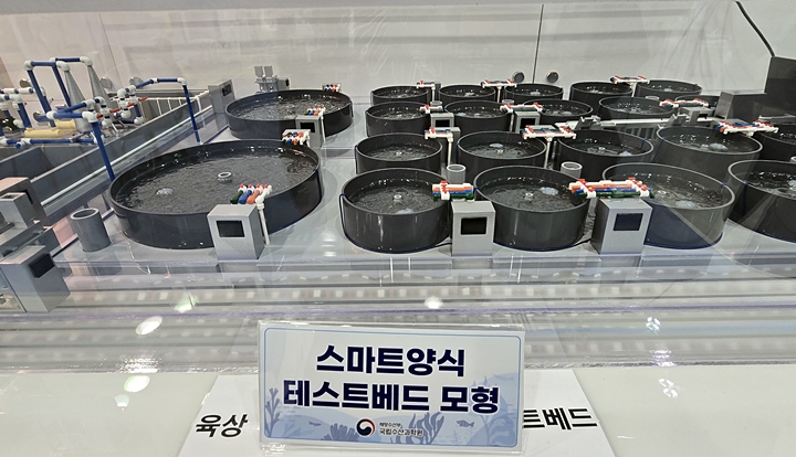 스마트 양식 테스트베드 모형.