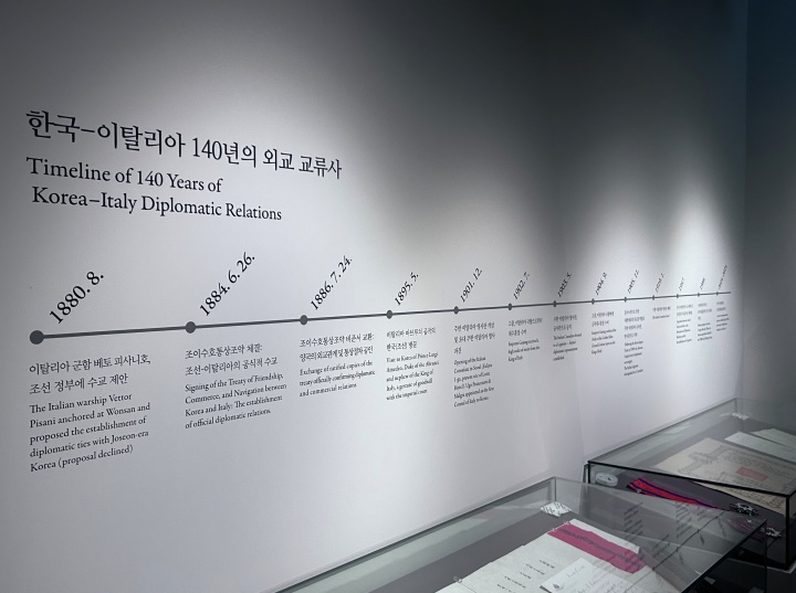 1884년 6월, '조이수호통상조약'을 통해 시작된 한국과 이탈리아의 교류.