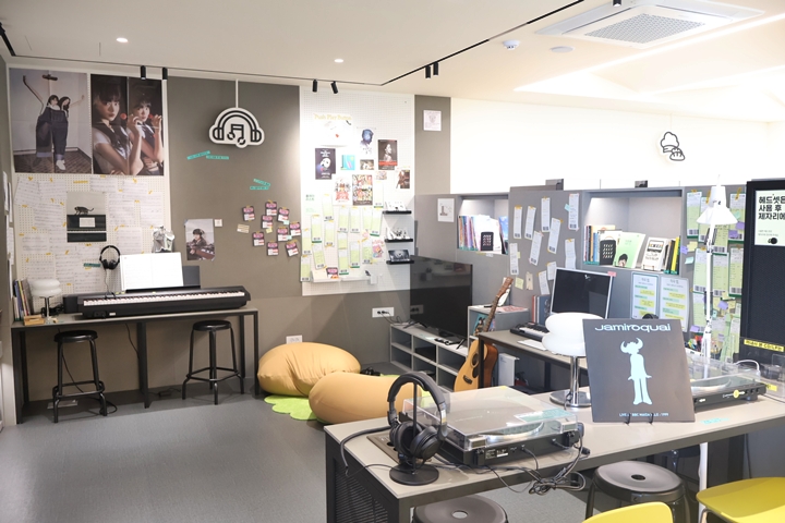 사이로 내부 공간 - 음악존. (출처=문체부)