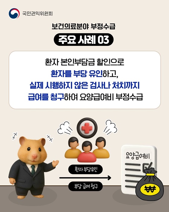 보건의료분야 부정수급신고 참지마요