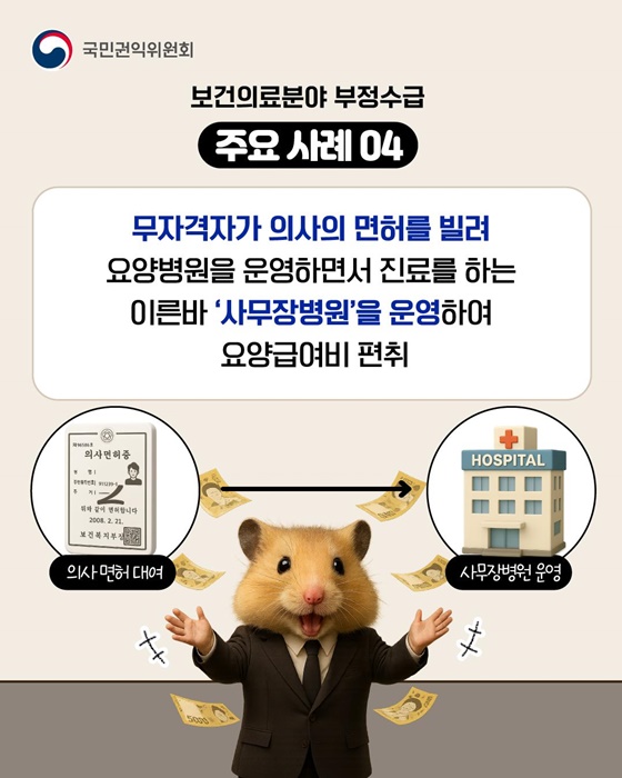 보건의료분야 부정수급신고 참지마요