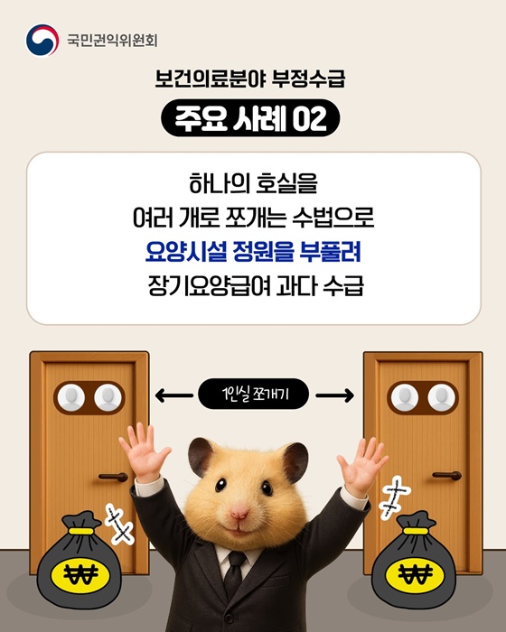 보건의료분야 부정수급신고 참지마요