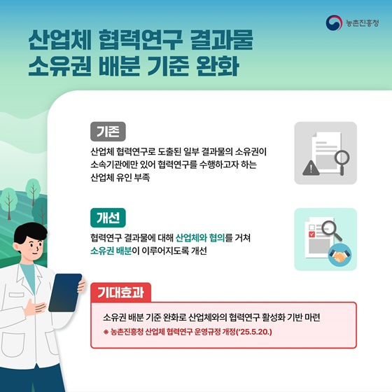 농촌진흥청 2025년 규제합리화 대표사례
