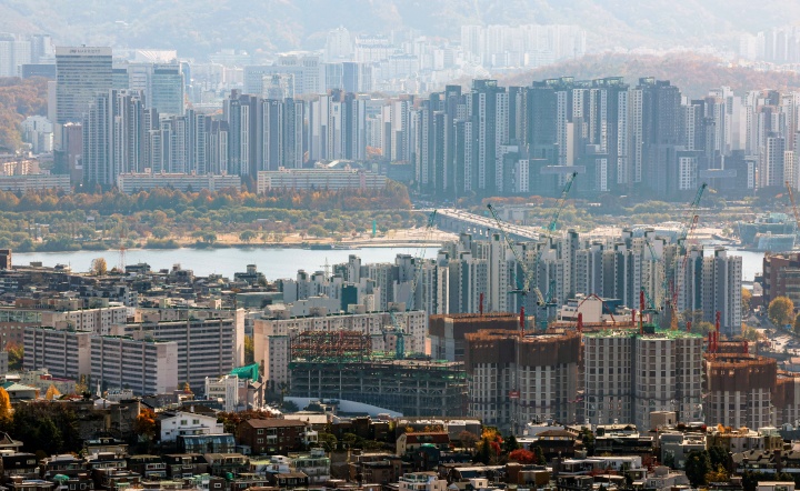 서울 중구 남산에서 바라본 아파트 단지의 모습. 2025.11.18. (ⓒ뉴스1, 무단 전재-재배포 금지)