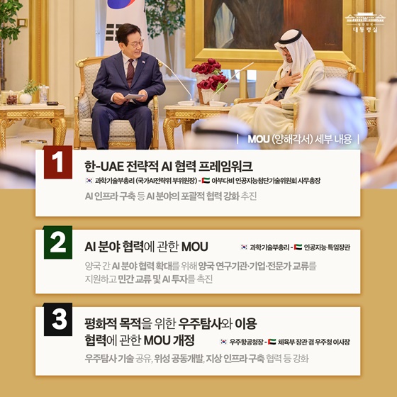 한-UAE MOU 체결! 국민께 보고드립니다