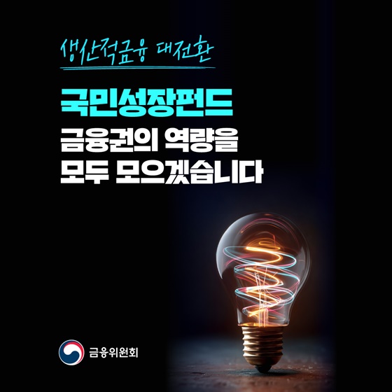 국민성장펀드 금융권의 역량을 모두 모으겠습니다