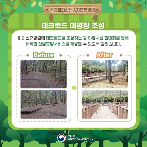 2025년 새로워진 국립자연휴양림으로 초대합니다