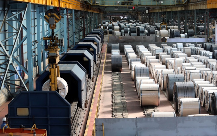 전남 광양시 중마동 광양제철소. 2019.11.20 (사진=저작권자(c) 연합뉴스, 무단 전재-재배포 금지)