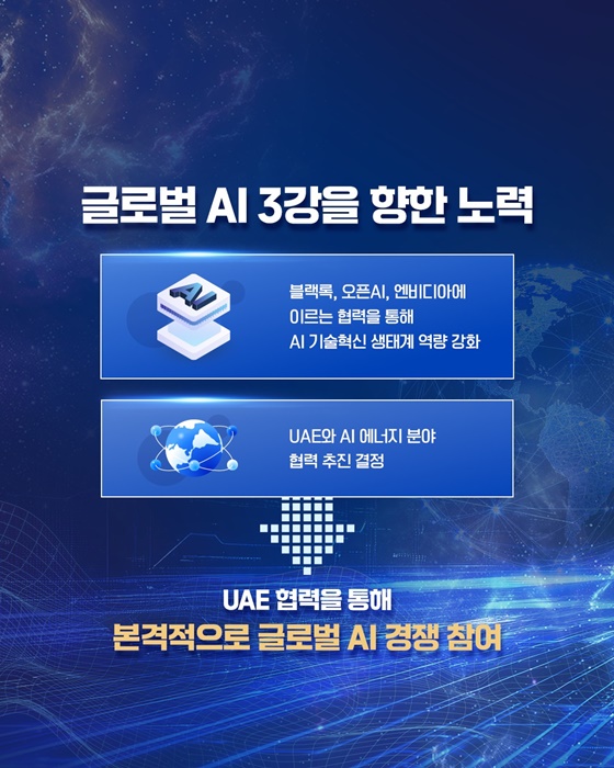 글로벌 AI 협력의 새 지평을 열겠습니다