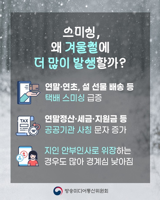 올 겨울엔 따뜻한 문자만 받으세요