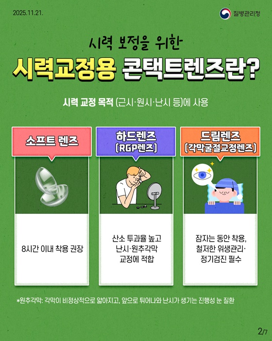 눈 건강을 위한 올바른 콘택트렌즈 사용법