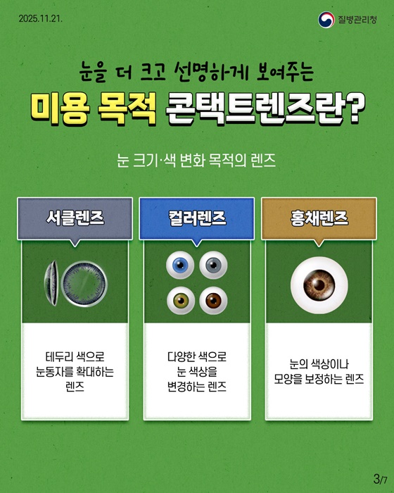 눈 건강을 위한 올바른 콘택트렌즈 사용법