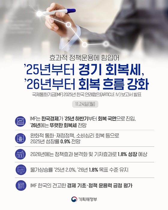 25년부터 경기 회복세, 26년부터 회복 흐름 강화