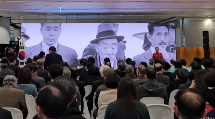 80년 전 역사적 장면을 현재의 공간 속에서 다시 마주하는 시간.