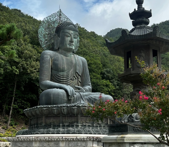 관동 풍류의 길 코스에 해당하는 '속초 신흥사'.