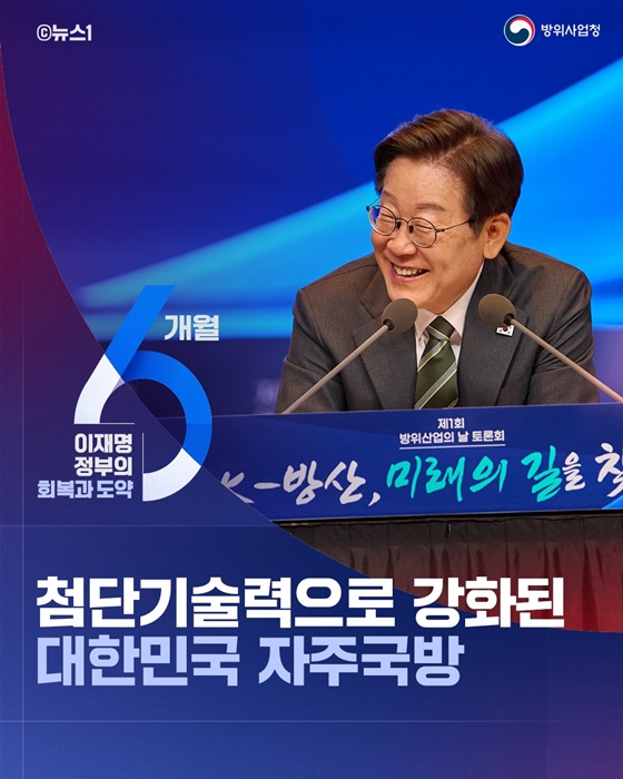 첨단기술력으로 강화된 대한민국 자주국방