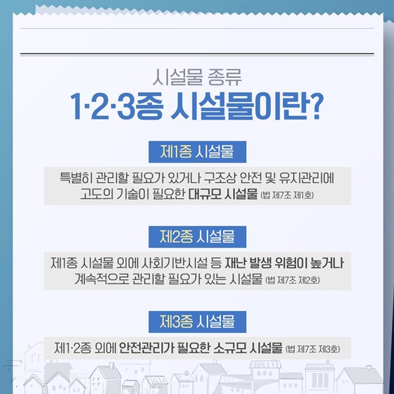 중·소규모 노후 시설도 정밀안전진단 의무화