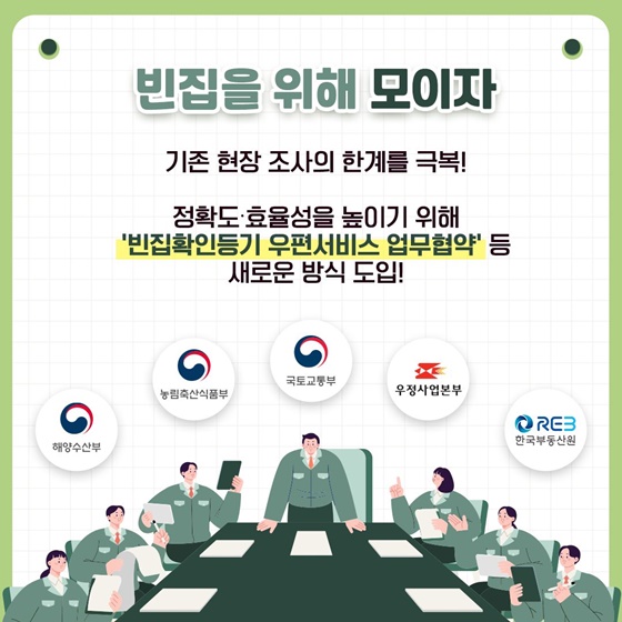 빈집 확인 집배원이 찾아갑니다!