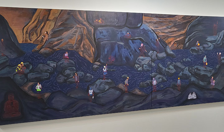 당시의 사회를 고발하듯 그려낸 회화작품이 머릿속에 진한 인상을 남겼다.