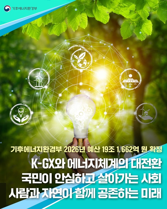 2026년 기후에너지환경부 예산