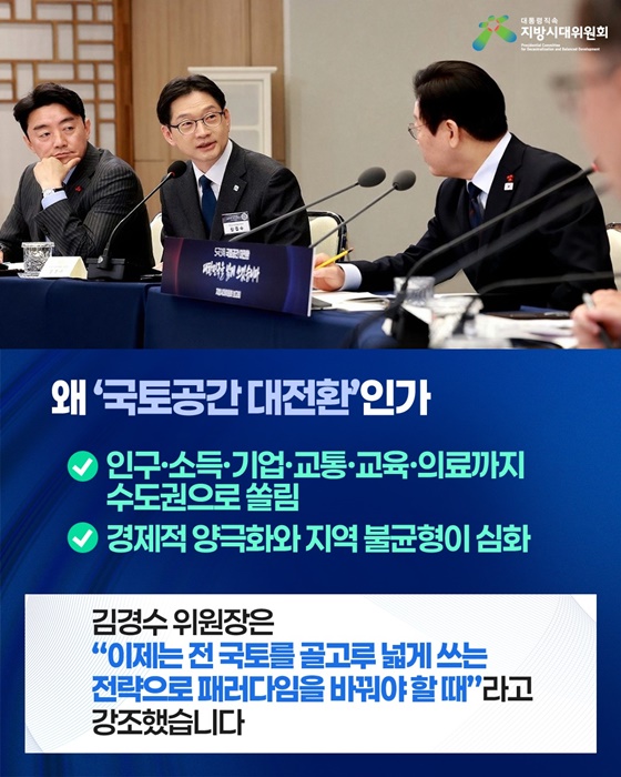 대한민국을 넓게 쓰겠습니다