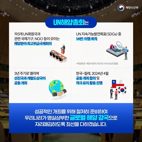 제4차 UN해양총회 2028년 6월 우리나라에서 열립니다!