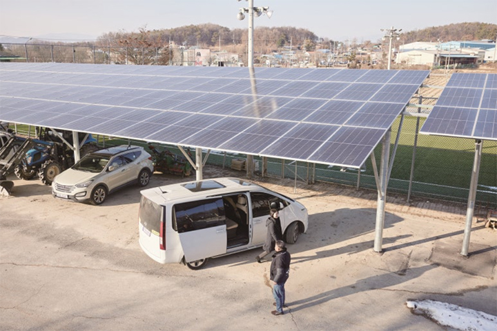 경기도 여주시 세종대왕면 구양리 '햇빛두레발전협동조합' 모습 (사진=여주시청)
