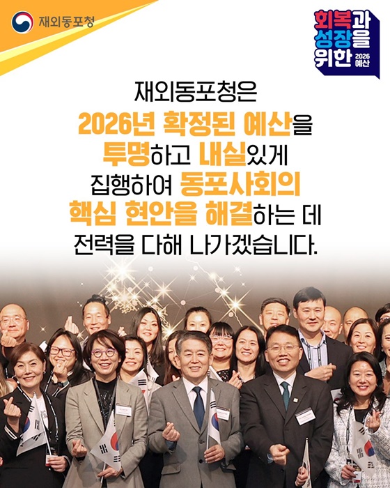 2026년 재외동포청 예산