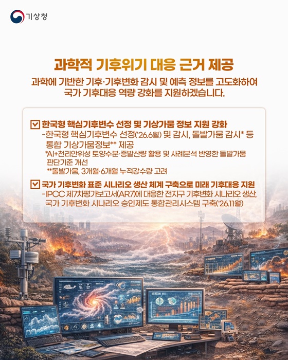 예보를 넘어 국민의 생명을 지키는 기상청