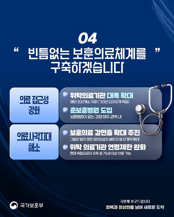 국가 공동체를 위한 특별한 희생에 특별한 보상