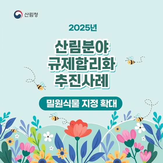 2025년 산림분야 규제합리화 추진사례