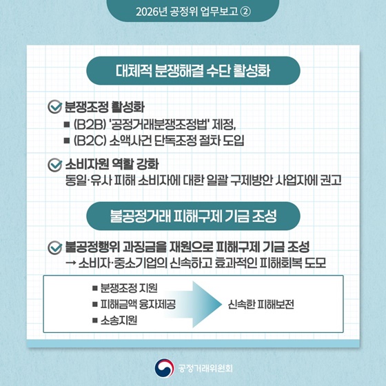 함께 성장하는 공정한 경제 ② 민생 밀접 분야 공정경쟁 확산
