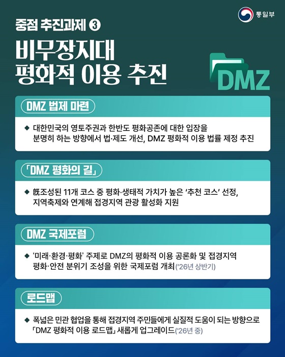 한반도 평화공존 원년 만들기 ③ 접경지역 평화 구축과 민생경제 활성화