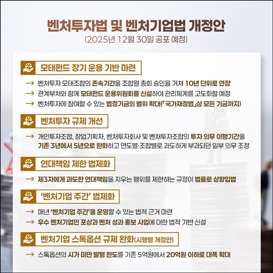 중소·벤처기업 정책 이렇게 달라집니다!