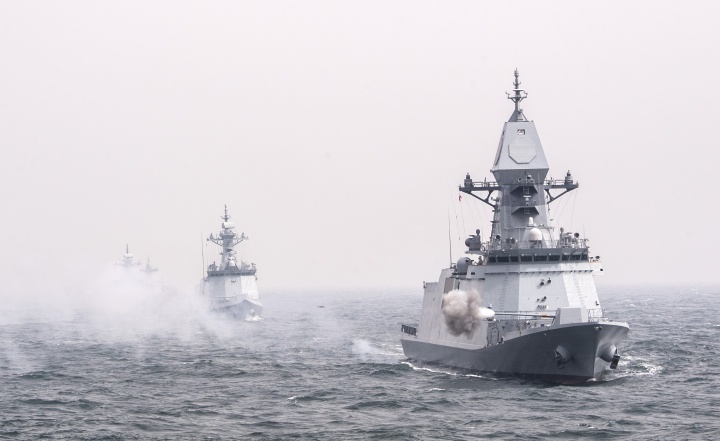 제10회 서해수호의 날 계기 전 해역 해상기동훈련 모습 참고사진. 2025.3.26 (ⓒ뉴스1, 해군 제공, 무단 전재-재배포 금지)