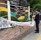 혐오 현수막 정비 모습 (성동구 제공)