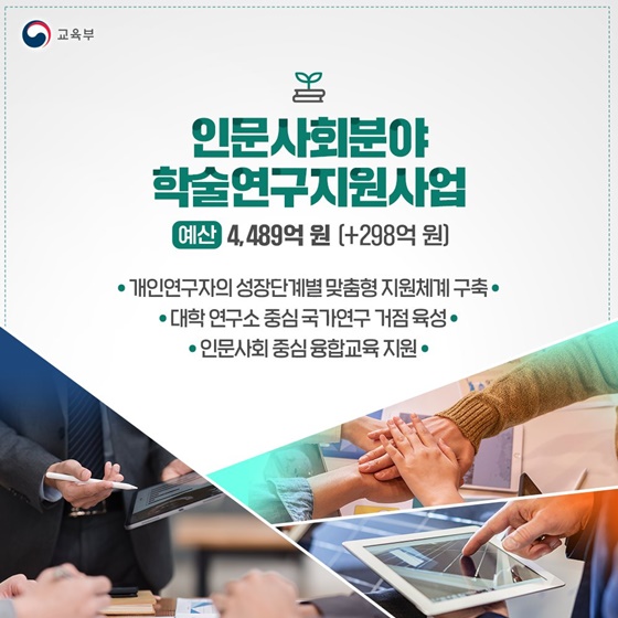 2026년 학술연구 지원사업 종합계획 발표