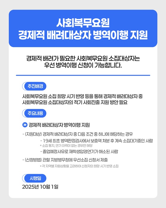 2026년 상반기부터 달라지는 병역제도