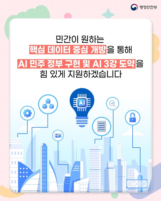 AI·고가치 공공데이터, 민간 수요에 맞춰 적극 개방!